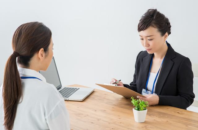 写真:相談